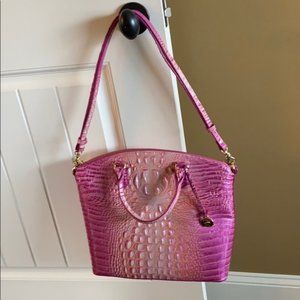 Large Duxbury Satche Peony Ombr�� Melbourne &Wallet
